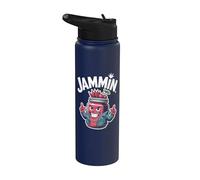 Jammin Attitude - Tarro, diseño de cerezas Stainless Steel Insulated Water Bottle