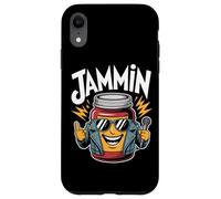 Jammin Cool Jam Jar con micrófono Divertido Carcasa para iPhone XR