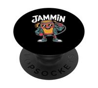 Jammin Divertido Personaje de Jam de Dibujos Animados PopSockets PopGrip Adhesivo