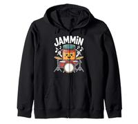 Jammin Drummer Musical Fun Beats Sudadera con Capucha