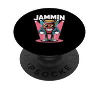 Jammin Funky Jam Jar con Gafas de Sol Spotlight PopSockets PopGrip Adhesivo