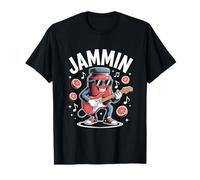 Jammin Guitarra Jarra Música Divertida Camiseta