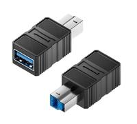 JAMNGHB Adaptador USB 3.0/tipo C de velocidad rápida de 5 Gbps para impresoras de discos duros externos con amplia compatibilidad, adaptador de compatibilidad extendida