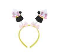 JAMNGHB Adorkable - Diadema de maquillaje de conejos para bailes de graduación, cumpleaños, diademas divertidas para el pelo de Pascua para niños