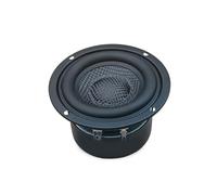 JAMNGHB Altavoz redondo de goma de 7,6 cm con sonido de subwoofer de 6 Ohm/8 Ohm, altavoz de baja frecuencia, reemplazo de graves profesionales