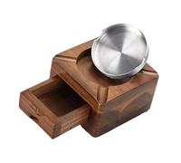 JAMNGHB Bandeja de madera hecha a mano para relajarse con múltiples ranuras de descanso y espaciosa zona oculta, elegante cenicero de madera