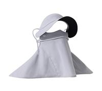 JAMNGHB Bloqueador solar ligero para mujeres para aventuras de temporada calurosa y cobertura de cuello de piel sensible, ligero para vacaciones en la playa, Gris Claro, Short