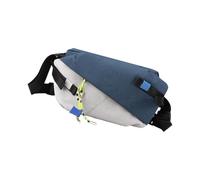 JAMNGHB Bolso bandolera casual con correa ajustable con múltiples bolsillos, bolso de moda hoboes para mujeres y hombres, azul y gris