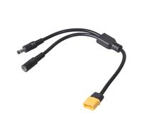 JAMNGHB Cable adaptador de alimentación macho hembra de 5,5 x 2,1 mm para gafas FPV, panel solar y cable de suministro al aire libre