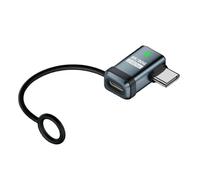 JAMNGHB Convertidor USB 4 de metal denso de 80 Gbps, transmisión súper rápida, compatibilidad general, conexión estable para viajes de trabajo