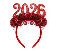 JAMNGHB Diadema brillante de Año Nuevo 2026 con decoraciones de números de festival para adultos y niños, fiestas de Navidad, celebraciones de Navidad