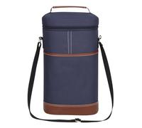JAMNGHB Fuerte bolsa de tela Oxford 600D para bebidas con capacidad para hasta 8 latas o 2 botellas, maravillosa para viajes de camping, elegante bolsa de vino