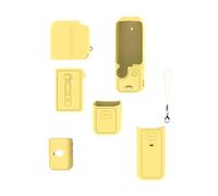 JAMNGHB Funda de silicona flexible para Pocket 3, protector de cámara con corte preciso y agarre mejorado, adecuado para vloggers, arañazos, para vloggers, viajes, al aire libre, edición premium