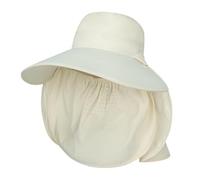 JAMNGHB Gorro de ciclismo unisex con protección solar, gorras de montañismo, protección solar, alas anchas, gorras de malla con cuerda para el cuello, gorra de pesca, gorra deportiva, pescador, playa
