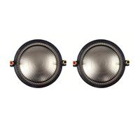 JAMNGHB Juego de 2 diafragmas de película de metal con posicionamiento preciso para reparación de altavoces, diafragma de repuesto de película de metal, tweeter consistente