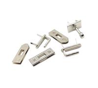 JAMNGHB Juego de 6 bolsas de alta calidad con cierre de metal para mujer de moda, reparación de mochilas, proyectos de manualidades creativos, accesorios de bolsa, White, One Size