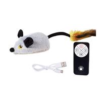 JAMNGHB Juego interactivo, divertido juguete eléctrico de movimiento para felinos, gatos, control remoto de interior, entretenimiento para gatos