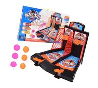 JAMNGHB Juguete de baloncesto, juego de batalla, mesa de escritorio, divertido juego de bagatela, juego de baloncesto deportivo para niños y adultos, reduce el estrés, coordinación ojo-mano, juguete