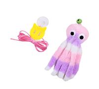 JAMNGHB Juguete interactivo colgante para gatito con sonido chirriante y felpa vibrante para colgar seguro y lindo juguete interactivo para mascotas