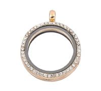 JAMNGHB Medallón de fotos inastillable con cierre fuerte, diseños impermeables, ideal para estilos de vida activos, colgante de cristal, talla única, como se describe, como se describe