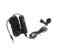 JAMNGHB Micrófono oculto con captación de sonido omnidireccional para notas de reuniones y transmisión en vivo, micrófono de clip para video