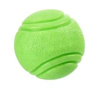 JAMNGHB Pelota de juguete para perros resistente a las mordidas para masticadores agresivos con textura de limpieza de dientes y diseño de alto rebote, pelota interactiva de goma para perros