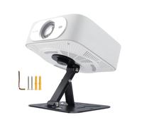 JAMNGHB Soporte de montaje 3 en 1 para proyector, capacidad de 5 kg, herramienta de 90°, menos instalación, ajustable para dormitorio, viajes, montaje de proyector de techo ajustable