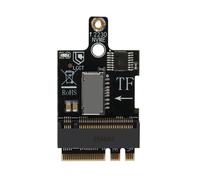 JAMNGHB Transferencia rápida de una tarjeta adaptadora E a NVME con ranura para tarjeta integrada para un acceso más rápido a los datos WiFi al procesador NVME