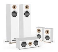 Jamo S 805 HCS 5.0canales Blanco Conjunto de Altavoces - Set de Altavoces (5.0 Canales, Cine en casa, Blanco, Corriente alterna)