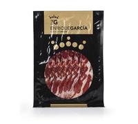 Jamón 100% ibérico de cerdo alimentado con bellota - 100 g de jamón rodajas - Hombro de jamón ibérico Pata Negra - Hombro de jamón español - Envasado al vacío - Paleta 100% Jamón Ibérico de Bellota