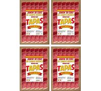 Jamón de Cebo de Campo Ibérico Cortado en Tapas a Cuchillo.