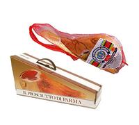 Jamon de Parma Dop. (Cav. U. Boschi.) Mitad, deshuesado, sazonado 16 meses, en vacío. peso 3,9 Kg. + caja de regalo