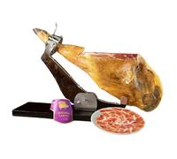 Jamón Serrano Duroc Gran Reserva 8,5 kg - Curación +18 Meses - Jamón Gourmet 100% Duroc de Bodega Española Premium - Sabor Intenso y Textura Jugosa