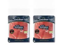 Jamón Serrano Reserva - Pack de 2 x 300g (600g Total) - Curado Mínimo 15 Meses - Selección a Mano ConsorcioSerrano - 100% Natural - Costa -Lonchas Finas para Degustación Gourmet - NEXU