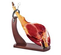 Jamonero de Madera - Jamonero España para Tallar y Rebanar Jamones Españoles | Herramienta de cocina antideslizante duradera, soporte de jamón estable para el hogar y el restaurante, accesorio profesi
