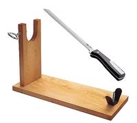 Jamonero San Ignacio en madera de pino + cuchillo jamonero 28cm acero inox