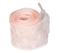 Jamron 1 Par Seda Gasa Cordones de Cinta Planos para Zapatillas de Deporte SN0703500 Rosa Claro 100CM