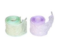 Jamron 2 Pares Seda Gasa Cordones de Cinta Planos para Zapatillas de Deporte SN0703500 Set-9 80CM