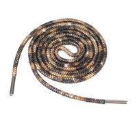 Jamron Una Pieza 4MM Brillante Cordones de Zapato Redondos con Strass Recambios Cordones para Sudadera Capucha SN0712111 Leopardo 100CM