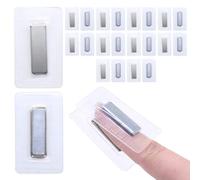 Jamsinmu Imanes ocultos para coser Botones magnéticos invisibles Coser en PVC cierre magnético para coser en tela, cortina, ropa bolsos Plata-F3010