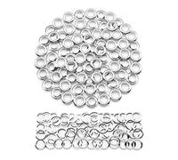 Jamsinmu Juego de ojales Eyelets Grommet, 50 unidades de 400 unidades, juego de ojales de metal, kit de herramientas para ojos y grommet, ojales de latón QY002-Sil-600#200