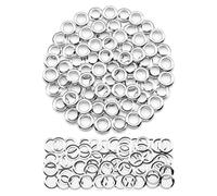 Jamsinmu Juego de ojales Eyelets Grommet, 50 unidades de 400 unidades, juego de ojales de metal, kit de herramientas para ojos y grommet, ojales de latón QY002-Sil-1000#100