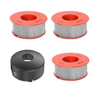 JAMSSOW 3 piezas de bobina de repuesto para desbrozadora compatible con F016800175, bobina de nylon de alimentación automática con F016L71088 para Bosch Art 23 26 30 Combitrim, Art 23 26 Easytrim, 1,6