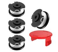 JAMSSOW Bobina de hilo de repuesto GE-CT 18/28 Li, diámetro de 1,6 mm, 4,9 m de longitud, apto para desbrozadora inalámbrica Einhell GE-CT 18/28 Li, GE-CT 18/28 Li TC y GE-CT 18/260 Li, con tapa de