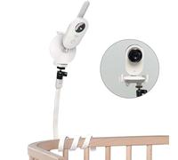 JAMUILS Soporte Universal Flexible Giratorio con Clip para Monitor de Video de Bebé para Cuna, Compatible con Hellobaby HB30 HB32 HB35 HB50, Philips Avent SCD843/26 SCD833/26, Vtech VM3250 VM819