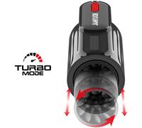 JAMYJOB Masturbador Automático Hombre Recargable 360° Negro Silicona Médica 1 Ud