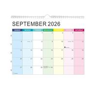 Jan 2026 to June 2027 Desk Wall Calendar | 2026-2027 Wall Calendar - Thick Paper Monthly Planner - for Home Office School Appointment Academic Schedule Planning Christmas New Year