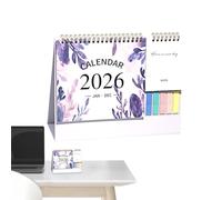 Jan-Dec 2026 Calendar Desk Pad | 2026 Calendar - 12 Months Office Monthly Planner, Large Ruled Blocks To-Do List Agenda for Home School Apartment Planning
