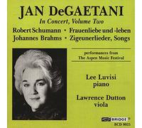 Jan DeGaetani en concert : Volume 2 : Schumann & Brahms
