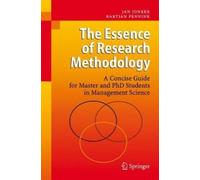 Jan Jonker Bartjan Pennink The Essence of Research Methodology (Tapa dura)